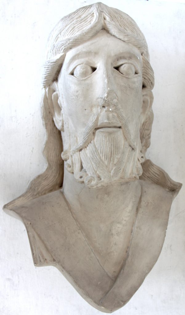 Buste du christ en gloire